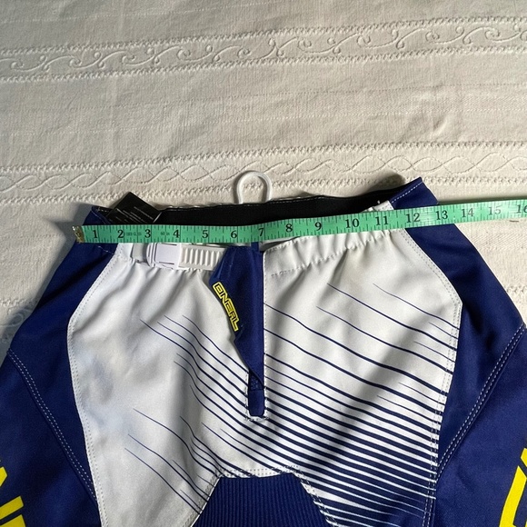 Oneal Element Kids Motocross Pant Racing MX Riding Blue Yellow Size 28 - Picture 9 of 10